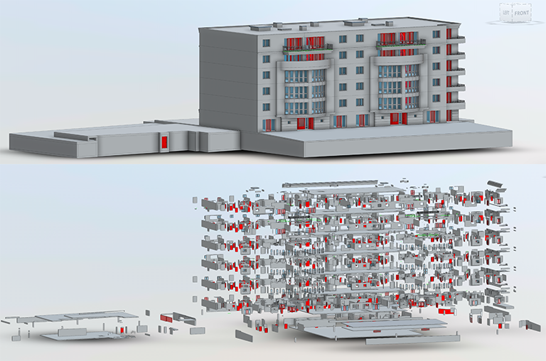 Scan to Revit. Measurements